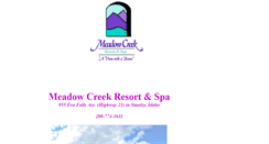 Desktop Screenshot of meadowcreekinn.com